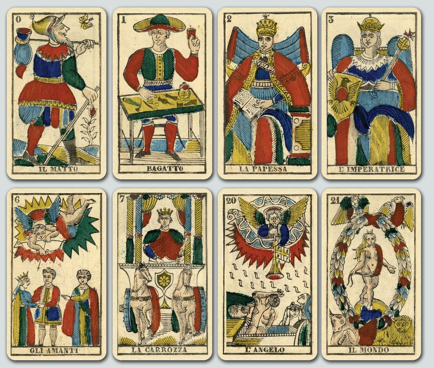 The Cartomancer — Alessandro Viassone Italian Tarot c. 1865